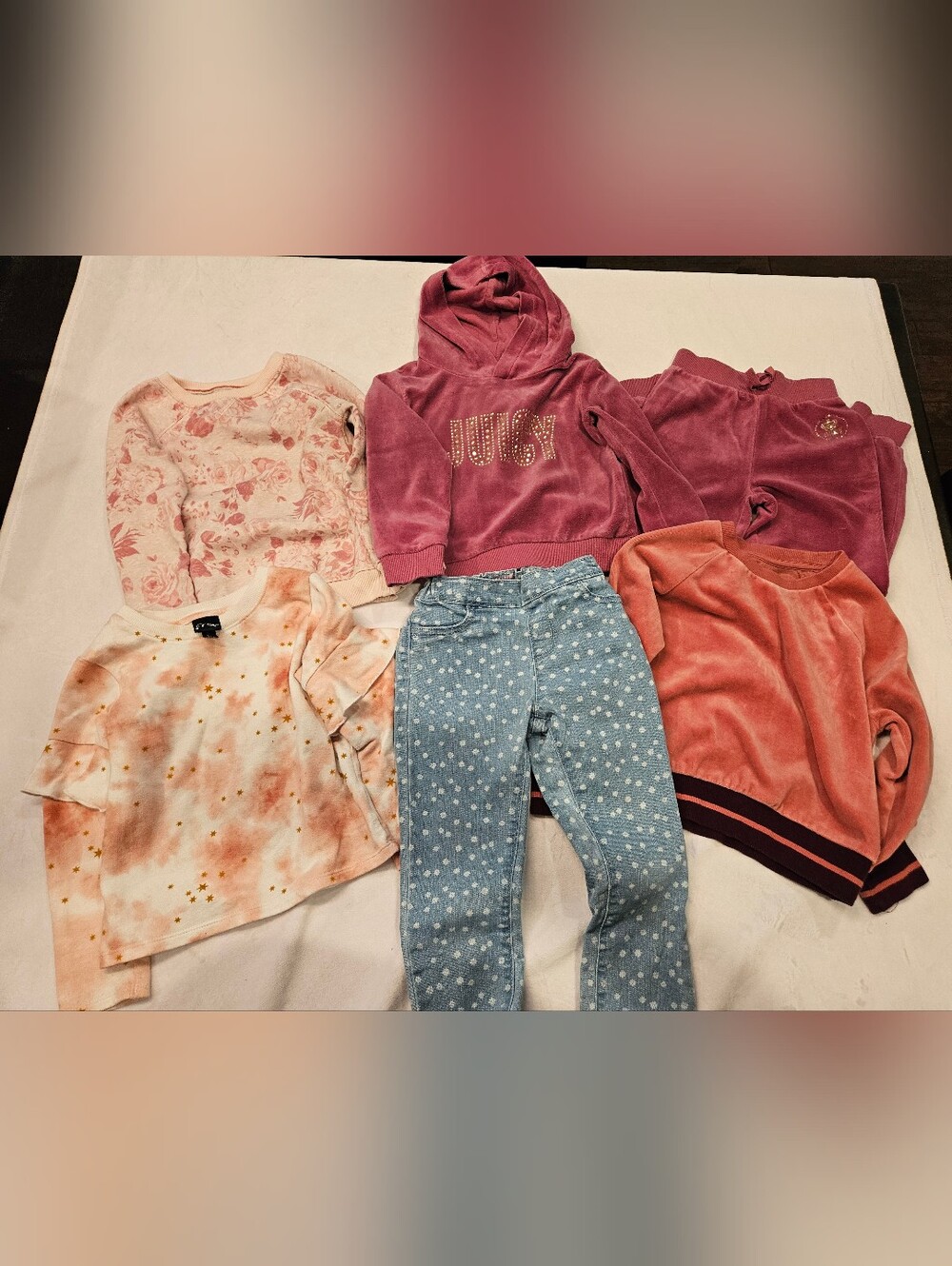 Girls 5T Clothing Bundle | Juicy Couture Velour Set + Gymboree, Old Navy & More